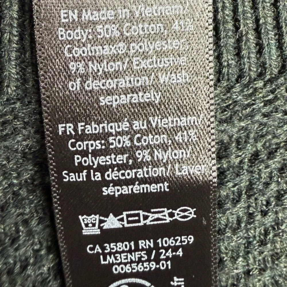 Lululemon Men's Textured Knit Crewneck Sweater size XL Dark Green